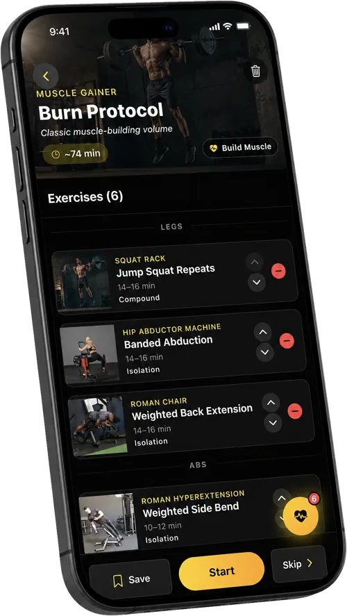Build custom workout